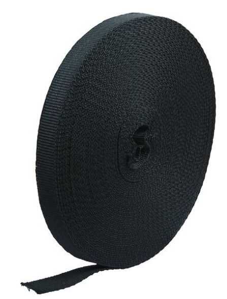 Pollmann 1000212 15x1mm (15m roll) PP black fabric mounting tape