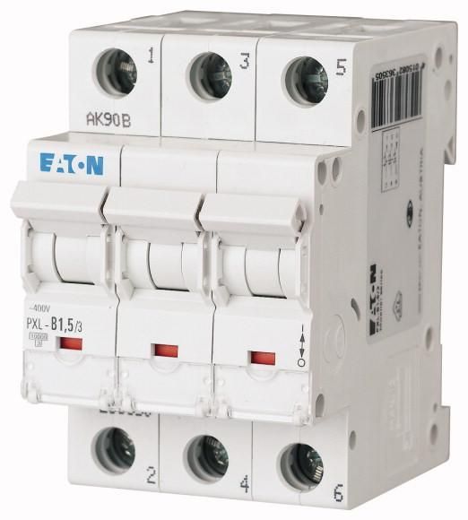 Eaton PXL-C0,75/3 circuit breaker, 0.75A, 3p, C-Char , 236409