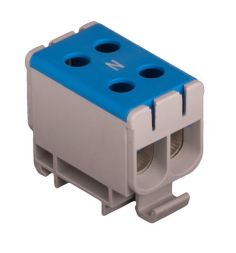 Pollmann 2090202 UK 50/2N blue 2-pole universal terminal