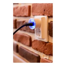 SHELLY PLUS_PLUG_S WLAN switching actuator as intermediate plug | 1-way, current measurement, LED