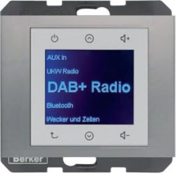 Berker 29847004 UP DAB+ Kx stainless steel Radio Touch