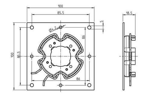 Rademacher 94401501 Click drive bearing VK 4015K-01
