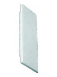 PROTEC.class 05100560 Cable duct end piece PLFES 2020 20x20 light grey