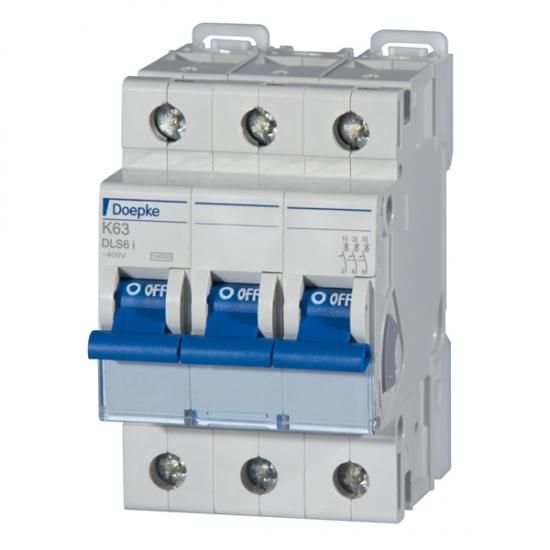 Doepke 09916659 DLS6I K63A 3-pole 10KA circuit breaker