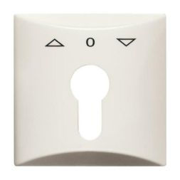 Busch-Jaeger 2155 PZ-32 central plate, with white imprint