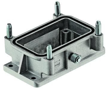 Harting 09620100381 Han 10EMV-agg-R bulkhead housing