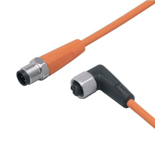 ifm electronic EVT034 M12 3-pin DC PNP silicone-free contacts connection cable