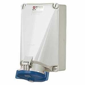 Mennekes 142 wall socket 125A 5-pin 9h 230V IP67