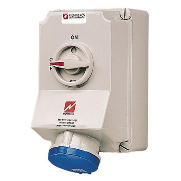 Mennekes 5955A DUO 63A 4-pole 9h 230V IP44 wall socket