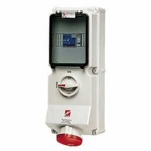 Mennekes 7226 wall socket DUO 32A 5-pole 6h 400V IP44