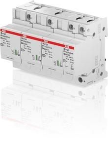 ABB Stotz-Kontakt OVR T2 3N 80-440s P QS, OVR T2 3N 80-440s P QS SPD T2 with reserve voltage 400/690V TT/TNS 3P, 2CTB815708R4900