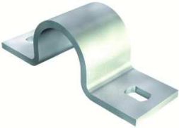 OBO Bettermann 823 25mm two-lobed fastening clamp, 1015494