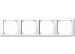 MERTEN 389425 frame 4-way active white glossy 1-M
