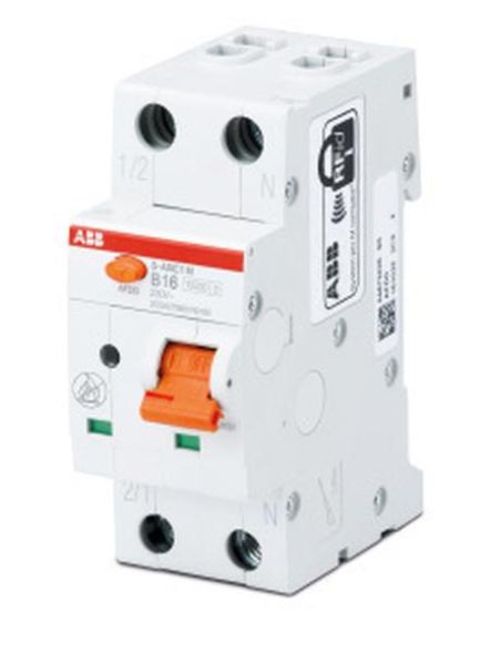 ABB Stotz-Kontakt S-ARC1 M C13, AFDD+LS S-ARC1M-C13, 10kA, 1P+N, 2TE arc fault protective device + LS, 2CSA275901R9134