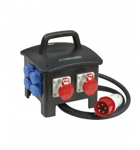 Walther 6490223 black portable solid rubber distributor