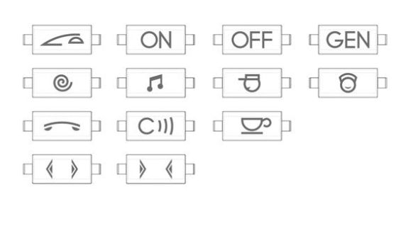 Bticino NT4916KIT Symbol Kit Axial TECH , (Silver)