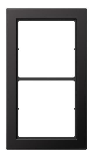 Jung FDAL2982D frame, 2-way, FLAT DESIGN, dark (painted aluminum)