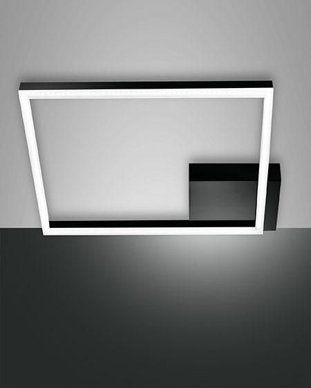 Fabas Luce 3394-61-101 Bard 39W 3880lm wws black dim LED wall/ceiling light LB23