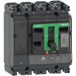Schneider Electric C10V4TM063 ComPacT NSX100HB1 with TM63D 4P4D 63A 75k molded case circuit breaker