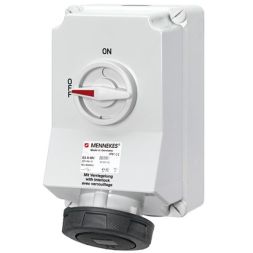 Mennekes 5759A DUO 63A 5-pin 7h 500V IP67 wall socket