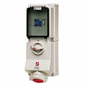 Mennekes 7247 wall socket DUO 16A 5-pin 6h 400V IP67