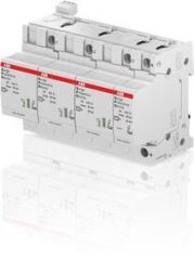 ABB Stotz-Kontakt OVR T2 3N 80-440s P TS QS, OVR T2 3N 80-440s P TS QS SPD T2 with reserve voltage 400/690V TT/TNS 3P, 2CTB815708R3700