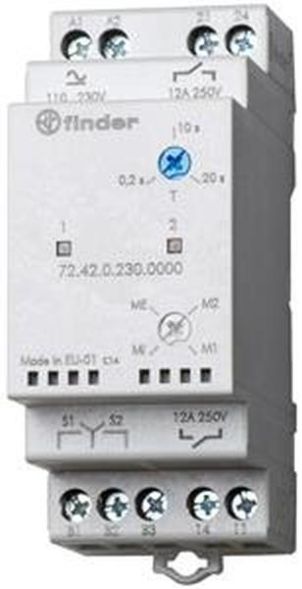 Finder 72.42.0.230.0000 pump changeover relay