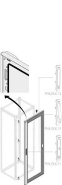 ABB Striebel &amp;amp; John PDNG1876A door with viewing window, grid unit 12/height 8, 3-field wide, 1STQ001267M0000