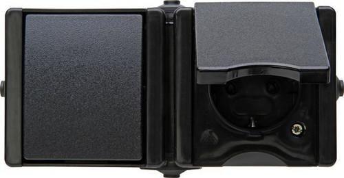 Kopp 139405000 proAQA horizontal black on/off switch