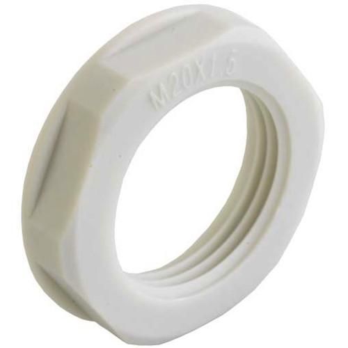 Kaiser 8255.40 M40x1.5 plastic with flange light grey lock nut