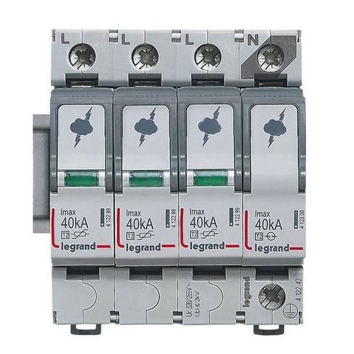 Legrand 412247 SPD T2 40KA 3P+N NR 4M surge arrester