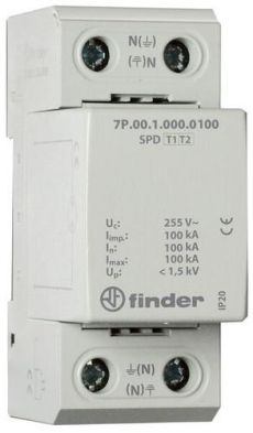 Finder 7P.09.1.255.0100 SPD surge arrester type 1 spark gap