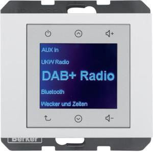 Berker 29847009 UP DAB+ Kx pws glossy Radio Touch