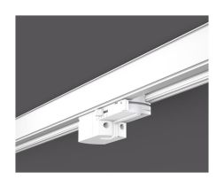 RZB 701055.012 DALI 3-phase data bus cable 2-pin white track adapter