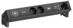 Bachmann 902.801 power strip 2f black 0.2m 35° IP20