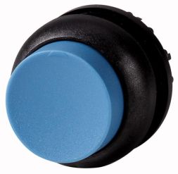 Eaton M22S-DRH-B pushbutton, raised, blue, latching, 216674