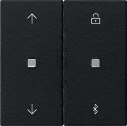 Gira 5367005 S3000 BT System 55 black blind and timer