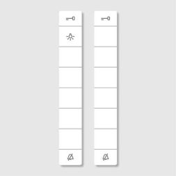 Siedle 200029577-00 Lettering insert for button functions for HTC 811/HT 840/HTV 840 white