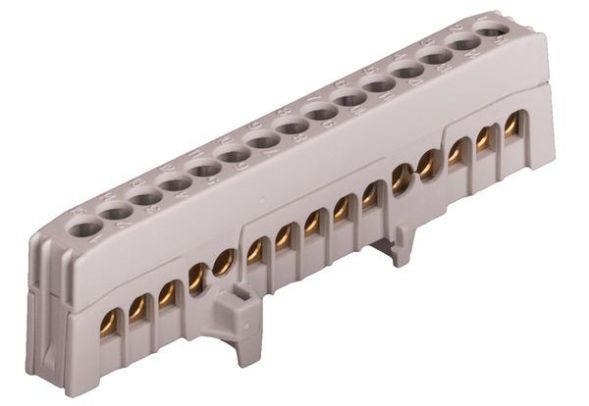 Pollmann 2020274 A15-F2 grey finger-safe phase terminal