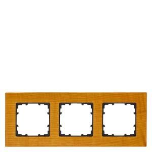 Siemens 5TG1103-1 frame 3-way cherry wood