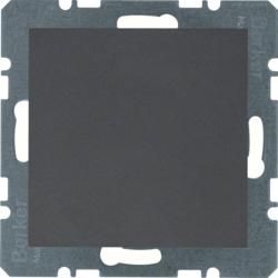 Berker 10091606 blind cover with central piece anthracite, matt Berker B.3/B.7