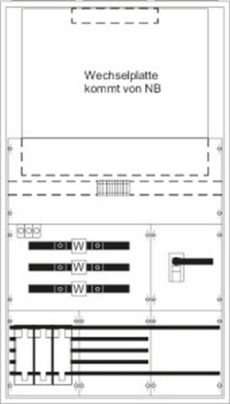 ABB Striebel &amp;amp; John KS448 measuring and transformer cabinet, surface-mounted 3/5A, 2CPX032725R9999