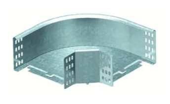 OBO Bettermann RB 90 130 FT horizontal bend, 7127320