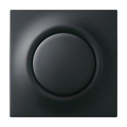 Busch-Jaeger 6543-775-101 control element, with glow lamp, matt black