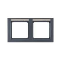 Berker 10226086 installation frame 2f aluminum velvet Q.3 BSF Kst