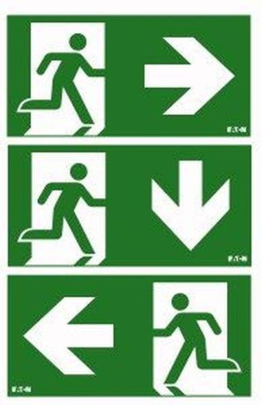 CEAG emergency light SL23A pictogram foil set
