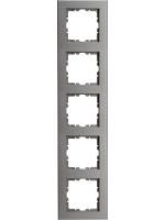 Kopp 407247000 HK07 PURE 5-way steel cover frame