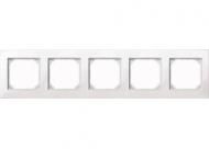 MERTEN 515519 frame 5-way polar white glossy