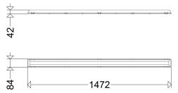 Schuch 167119004 PMMA satin for 167 15L..G2 replacement glass