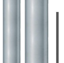 Flexa 10205101022 K-hose AD27 22x27mm grey solid plastic hose